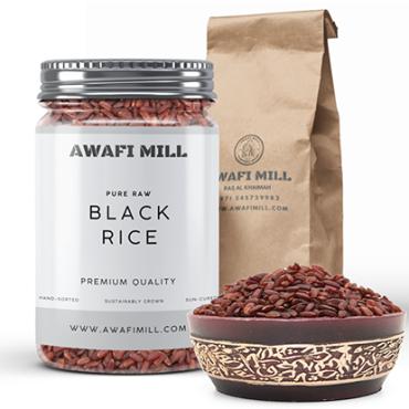 Awafi Mill Black rice Forbidden Rice 250 gm